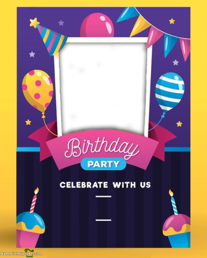 Edit Custom Birthday Invitation Card